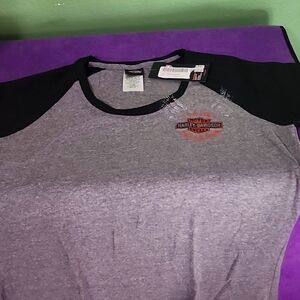 NWT Harley Davidson Wm Sz M S/S tshirt